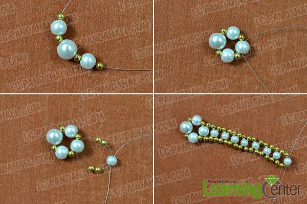 Pandahall Tutorial - How to Make a Pearl Bead Stitch Ring for Girls ...