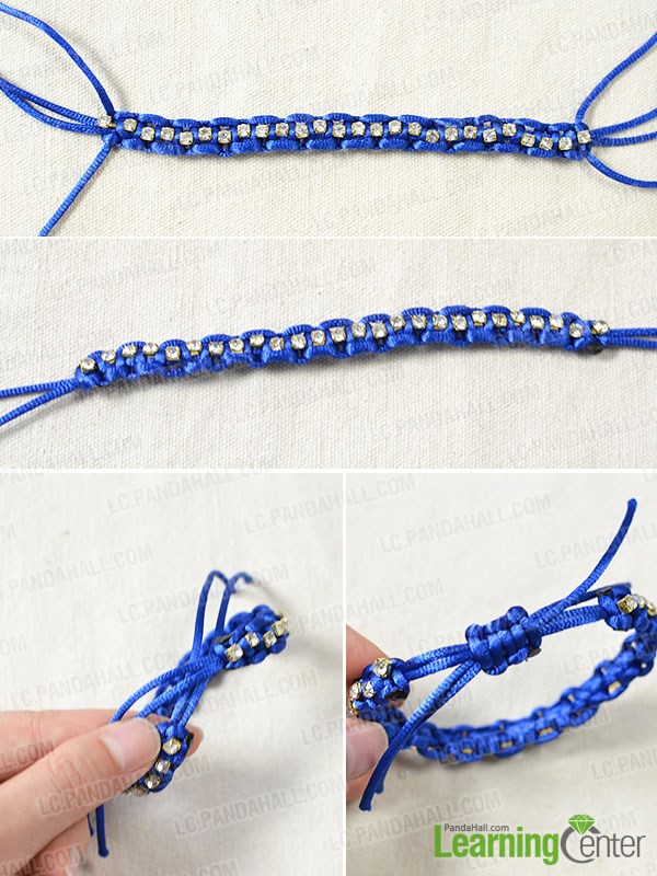How to Make a Braided Cord Bracelet with Beads and Knots- Pandahall.com