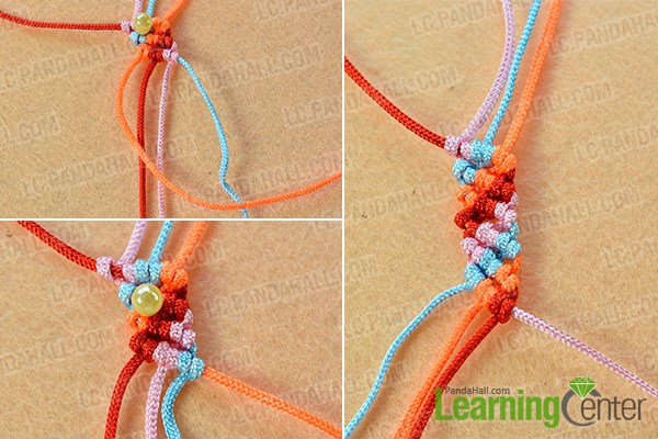 How to Make Colorful Butterfly Friendship Bracelet with Acrylic Beads ...